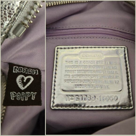 Coach Poppy Metallic Star Bag - Picture 14 of 14